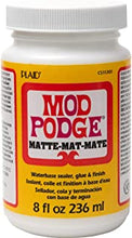 Mod Podge CS11301 8 oz Matte Waterbase Sealer, Glue and Finish, Clear