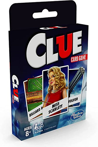 Hasbro Clue Card Game, 3-4 Player Strategy Game, Travel Games