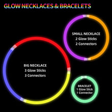 SULOLI Glow Sticks,50PCS Glow Sticks Party Packs Neon Glowsticks for kids Glow Bracelets for Dark Party Supplies