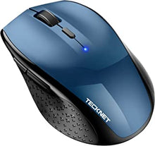 TECKNET Bluetooth Mouse, 3200DPI Wireless Mouse, Cordless Mice Ergonomic Portable Mouse for Laptop PC Computer 24 Month Battery Life With Battery Indicator, 3200/2400/2000/1600/1200/800 DPI