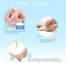 Urea Cream,GIMGO Foot Cream for Cracked Heels and Dry Skin,Urea Foot Cream 40%,Cracked Heel Repair Cream For Feet,Knees,Hand&Elbows,Rough,Cracked,Dead Skin,4.3oz(120g)