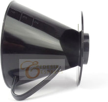 Size 4 Plastic Coffee Filter Dripper Cone, Flat Bottomed by EDESIA ESPRESS
