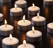 8 Hour Tea Lights Candles (50 Pack) - White Long Lasting Tea Lights - Unscented - 3.8 x 2.3 CM, 8hr