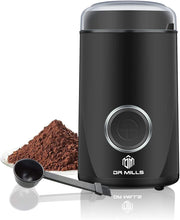 DR MILLS DM-7441 Electric Dried Spice and Coffee Grinder, Blade & Cup Made with SUS304 stianlees Steel(Black
