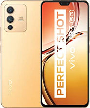 vivo V23 5G Smartphone, 12GB +256GB Android Mobile Phone, 6.44 Inch 90Hz FHD+ AMOLED Display, 64MP Triple Camera + 50MP Front Camera, 44W Fast Charge Phone, UK Version, Sunshine Gold