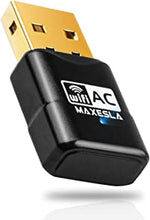 Maxesla Mini AC600 WiFi Dongle for PC, Blazing Fast 3.0 USB WiFi Adapter, High Gain Dual Band 2.4&5Ghz Internet USB Adapter for PC Desktop Laptop, Powerful PC Wifi Adapter for Windows 7,8,10,11,XP,Mac