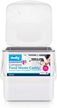 Minky White Compost Food Caddy, One Size