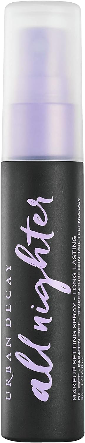 Urban Decay All Nighter Makeup Setting Spray, Long-Lasting Fixing Spray for Face, Up to 16 Hour Wear, Vegan & Oil-free Formula