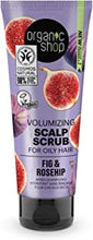 Organic Shop Volumizing Scalp Scrub for Oily Hair Fig and Rosehip, 280 ml (Pack of 1)