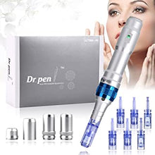 Dermapen, TopDirect Dr.pen Ultima A6 Microneedle Pen Electric Derma Roller Pen with 12PIN 36PIN Nano Round Cartridges Needles Wrinkle Stretch Marks Scar Hair Loss Treat 0.25-2.5mm Adjustable