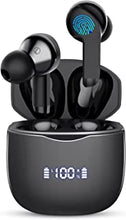 Wireless Earbuds Bluetooth 5.1, Wireless Headphones with LED Display, Lismpare Hi-Fi Stereo In- Ear Wireless Earbuds, Touch Control, 48H Playtime, IPX6 Waterproof Headphones for Work, Games, Sports