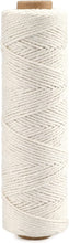 G2PLUS 100M Beige Gift String Twine, 1.0MM Cotton Wrapping Bakers String, Handicrafts Decorative Cord Twine for DIY Gift Decorations