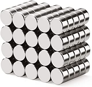 walolo 40 Pack Extra Strong Magnets 6mm X 3mm, Grade N45 Neodymium Magnet for White Board, Fridge, Pin Board and DIY Picture