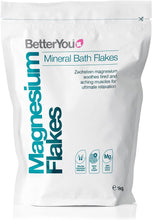 BetterYou Magnesium Flakes  Pure, Clean and Natural Source Of Zechstein Magnesium  Mineral Bath Flakes  Cleansing Bath  Vegan & Palm-Oil Free  1kg