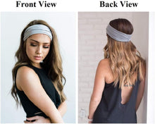 TERSE Headbands Women Elastic Wide Workout Headband for Women's Hair Sports Yoga Hair Bands Hair Accessories for Women 6 Pack