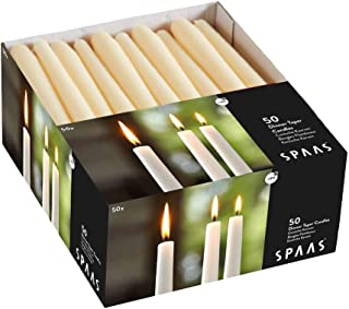 Spaas 50 Festilux Dinner Candles 23/250 mm, ± 8 Hours, Beige