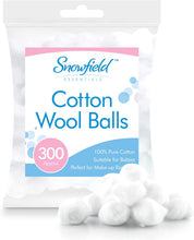 SOL 300pk Cotton Wool Balls  Soft & Gentle Natural Cotton Balls for Babies and Adults  Highly Absorbent Cotton Balls Baby  Baby Cotton Wool  Cotton Wall Balls