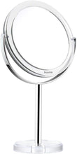 Auxmir Magnifying Makeup Mirror with 1X / 10X Magnification, High Definition, 6 Double Sided Vanity Tabletop Mirror with Crystal-like Style, 360 Rotation for Dressing Table, Desk, Bathroom, Bedroom