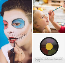 Body Paint Color Bruise Wheel Special Effects SFX Zombie Makeup Kit Halloween Professional Non Toxic Face Body Paint Oil Sfx Makeup Set (01) (01)