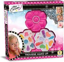 Teorema 66998 - Girl Makeup Box Flower 2 Levels, Eyeshadows, Lipsticks, Lip Gloss, Brushes