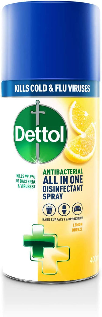 Dettol All In One Disinfectant Spray Lemon Breeze 400ml