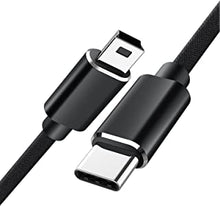 Mini USB to USB C Cable, Type C to Mini B High Speed Adapter Converter Cable Cord Compatible with MacBook Air/iPad Pro/iMac Pro/Lenovo Yoga/HP Dell XPS/Chromebook/Digital Camera (1m)