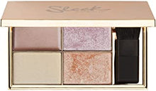 Sleek MakeUP Highlighting Palette, Long Lasting, Lightweight, Intense Colour, Easy to Blend, Solstice, 9g