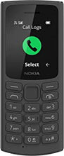 Nokia 105, 1.8 Inch S30+ Feature Phone with 4G Connectivity, 128MB + 48MB Storage, 1020mAh Removable Battery, FM Radio (Wired and Wireless Dual Mode) and 3-in-1 Speaker - Black