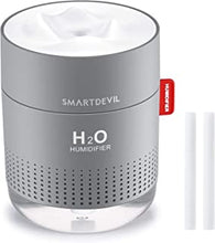 SmartDevil Humidifiers 500ml Cool Mist Humidifier Air Humidifier Whisper Quiet USB Humidifier with Night Light, Waterless Auto Shut-Off, for Home Baby Bedroom, Yoga, Office, Travel