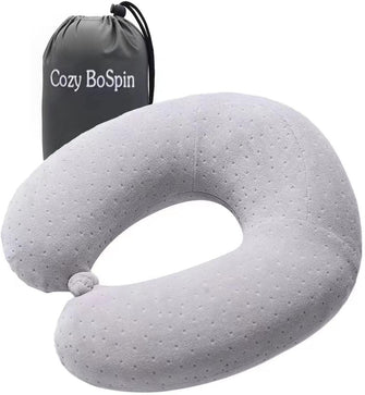 Travel Pillow - Memory Foam Neck Pillow Support Pillow,& Lightweight Quick Pack for Camping,Sleeping Rest Cushion