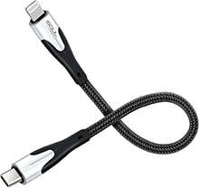 USB C to Lightning iPhone Short Charger Cable iSOUL, 15CM/0.5ft for iPhone 13/12/11/ Pro/Max/X/XS/XR/XS Max/ 8/ Plus, Supports Power Delivery (For Use With Type C Chargers)