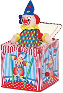 Tobar Clown Jack in the Box Traditional Tin Toy