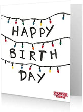 Danilo Promotions Happy Birthday Card, Stranger Things Birthday Card, Birthday Card Stranger Things, Happy Birthday Card, Multi, 7 x 6
