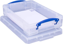 Really Useful Box 4 Litre Office Storage Box, Clear