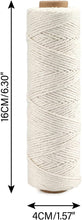 G2PLUS 100M Beige Gift String Twine, 1.0MM Cotton Wrapping Bakers String, Handicrafts Decorative Cord Twine for DIY Gift Decorations