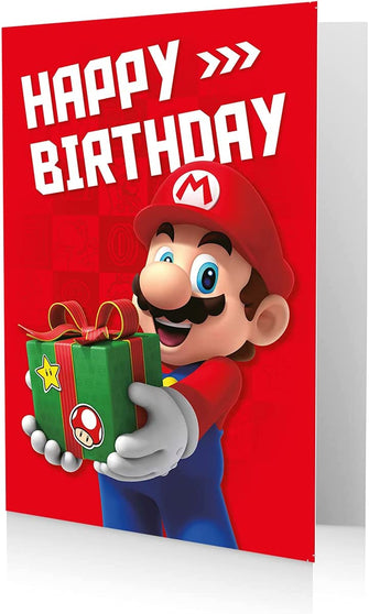 Super Mario Birthday Card, Happy Birthday