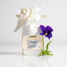 OUAI Rue St. Honore Eau de Parfum. An Elegant Perfume Perfect for Everyday Wear. The Fresh Floral Scent has Notes of Violet, Gardenia, and Delicate Hints of Ylang Ylang and Musk 50ml