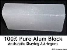 Falconsuperstore Natural Alum Block After Shaving Balm, 100g