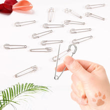 Large Safety Pins for Clothes 15PCS 2 Inch Heavy Duty Nappy Pins Safety Lock for Jewelry Crafts Kilt Making Household Use(50mm)