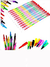 24XRico Swop Point Crayon,Assorted Stacking Colouring Crayons Party Bag Fillers, Pencil Crayons Kids Pens,princess party bag fillersStationary Supplies,Twistable Coloured Crayons,crayons for children