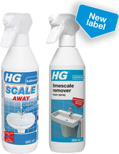 HG Limescale Remover Foam Spray, Professional Grade Limescale Remover, Bathroom Descaler, Removes Stains & Deposits from Shower Heads, Taps, Baths & Screens (500ml) - 218050106