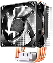 Cooler Master Hyper H411R CPU Air Cooler - Low-Profile Cooling System, Direct Contact Technology, 4 Copper Heat Pipes, Compact Aluminium Heatsink with 92mm White LED PWM Fan - AMD & Intel Compatible