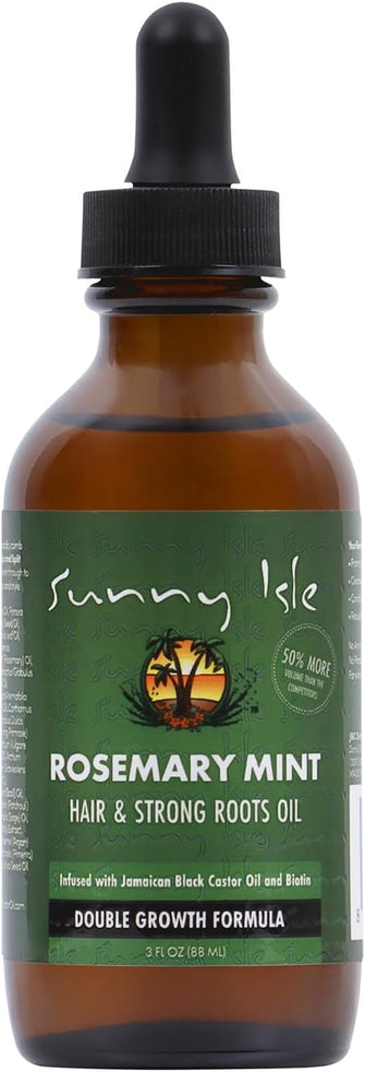 Sunny Isle Rosemary Mint Hair And Strong Roots Oil 3oz Infused With B Buyinstor 6529