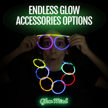 100 Glow Sticks Bulk Party Supplies  Glow in The Dark Fun Party Pack with 8" Glowsticks and Connectors for Bracelets and Necklaces for Kids and Adults