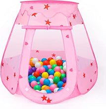 Pop Up Princess Tent,Kids Ball Pit Play Tent for Girls, Foldable and Portable Balls House Children Indoor/Outdoor Playhouse with Storage Bag for Baby Toddler Girls (Balls Not Included)