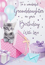 Birthday Card Granddaughter - 9 x 6 inches - Regal Publishing, C80442