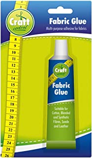 Extra Strong Fabric Glue 50ml - Quick Bond Adhesive for Hemming Sewing No Stitch