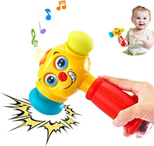 VATOS Baby Toys Light& Musical Baby Hammer Toy for 12 to 18 Months up | Early Education Infant Toys Funny Baby Sound Play Hammer Toys for 1+ Year Old Boys and Girls, Baby