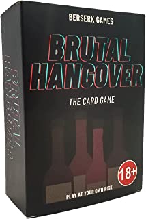 Brutal Hangover - The Card Game | Drinking Game | Adult Drinking Games For Parties, Hen Do's, Stag Nights and Students. Includes 3 in1 Games; Do it or Drink it, Quick and Dirty, Drunk and Dizzy.