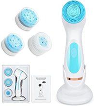 Facial Cleansing Brush Electric USB Charging Multi-Function Face Washing Instrument Silicone Face Brush Cleansing Sonic Cleansing Brush